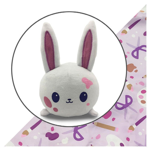 Plushie Tote: White Crafting Bunny