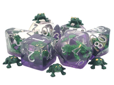 Animal Kingdom - Toad (Green w/ Purple) 7pc RPG Set