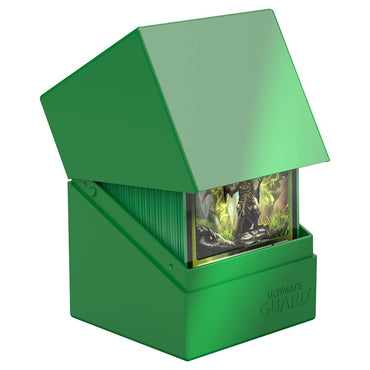 Boulder 100 - Solid Green Deck Box: Ultimate Guard
