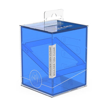 Boulder 100 - Clear Sapphire Deck Box: Ultimate Guard