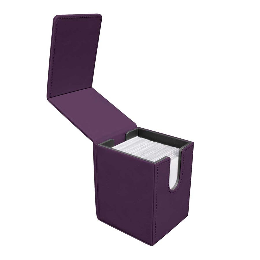 Vivid Alcove Flip Deck Box: Plum