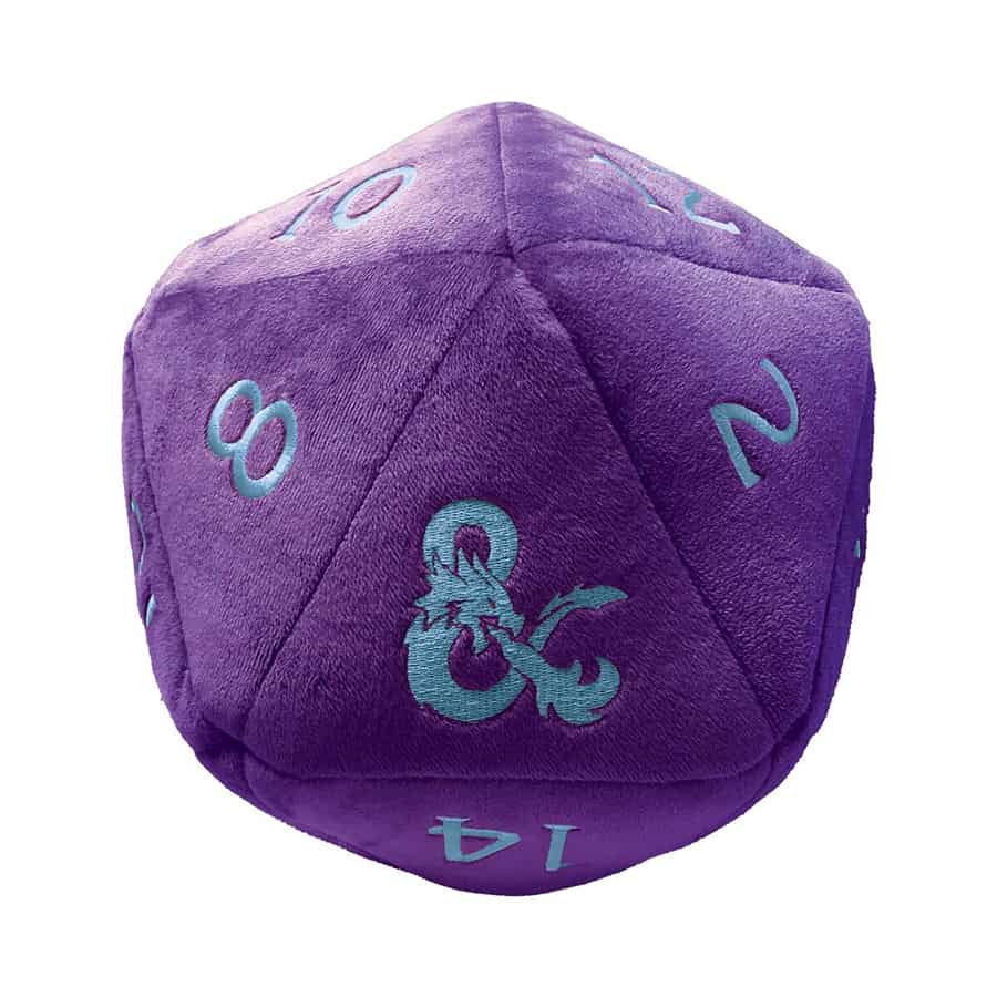 Jumbo Plush D20: Phandelver Campaign Royal Purple and Sky Blue