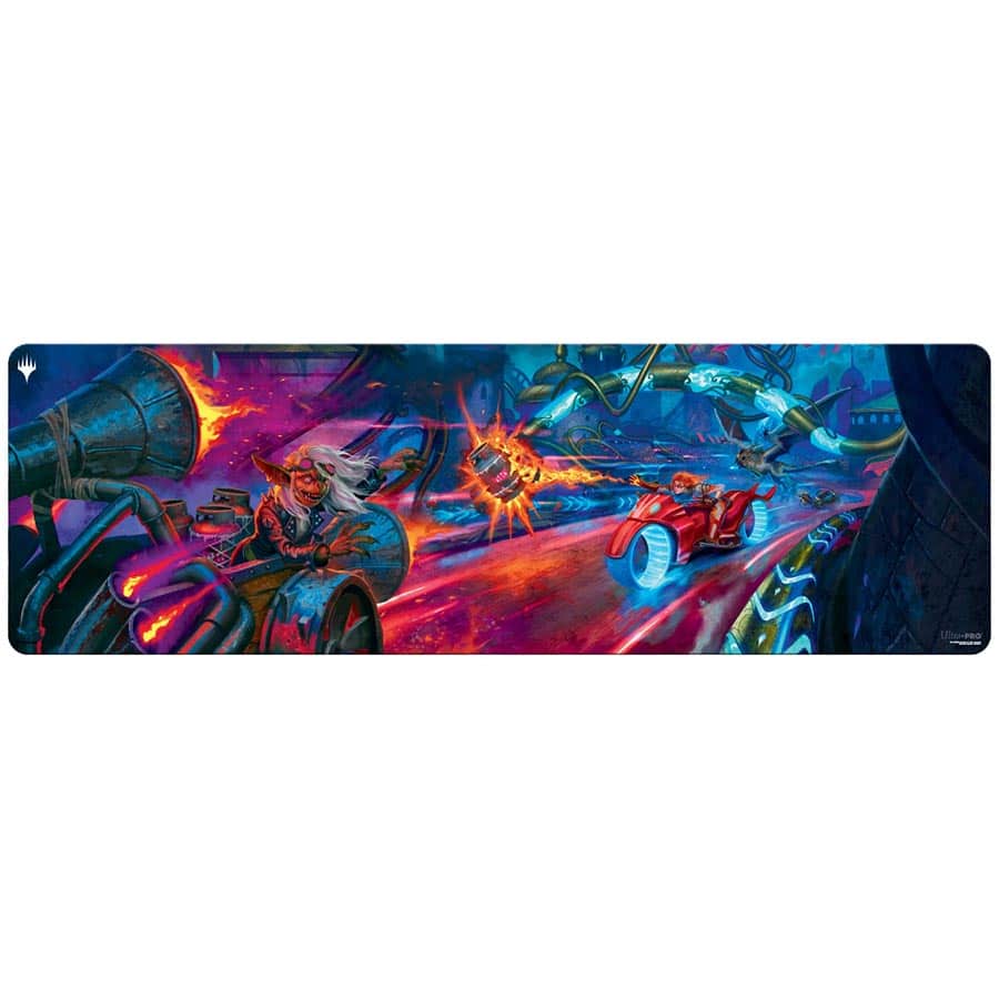 8 Foot Table Playmat - Aetherdrift Goblin vs. Chandra Attack