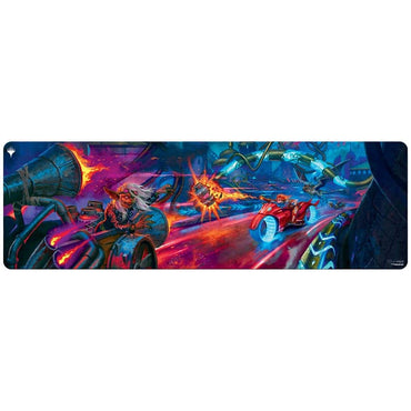 8 Foot Table Playmat - Aetherdrift Goblin vs. Chandra Attack