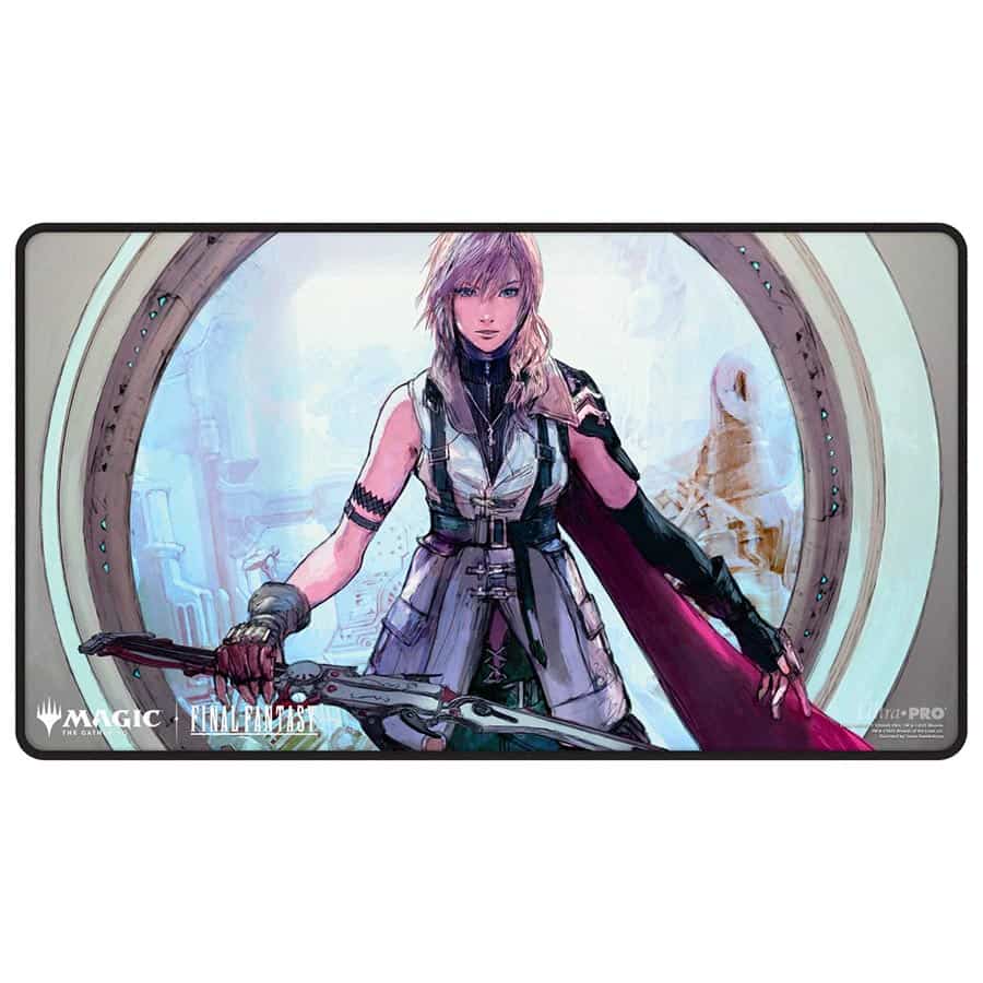 Playmat: Final Fantasy Black-Stitched Lightning, Army of One