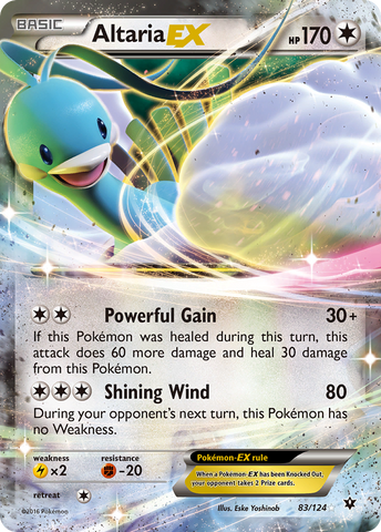 Altaria EX (83/124) [XY: Fates Collide]