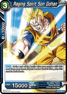 Raging Spirit Son Gohan [BT2-039]