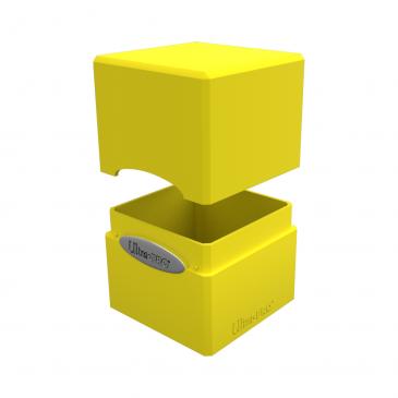 Satin Cube - Lemon Yellow