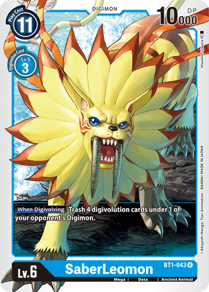 SaberLeomon [BT1-043] [Release Special Booster Ver.1.0]