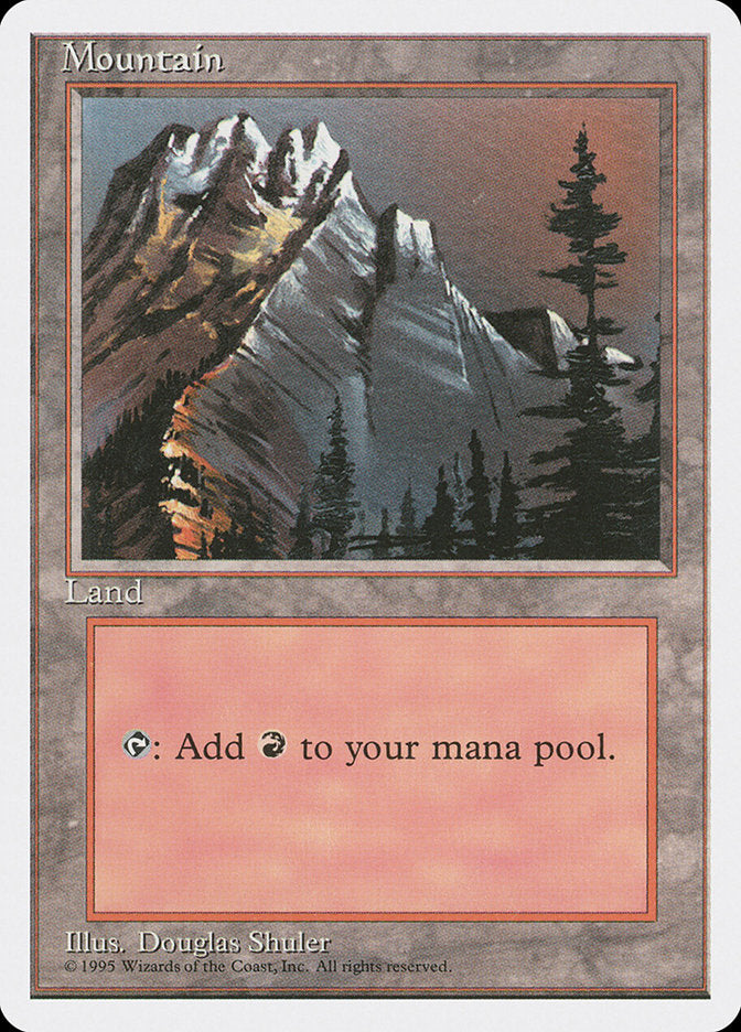 Mountain (Snow Top / Highest Point on Left) [Fourth Edition]