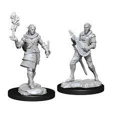 Wizkids Small: Elf, Pallid Rogue & Bard 90381