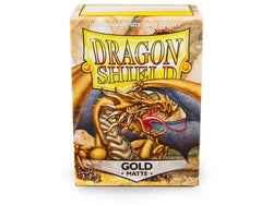 Dragon Shield Matte Sleeve - Gold ‘Gygex’ 100ct AT-11006