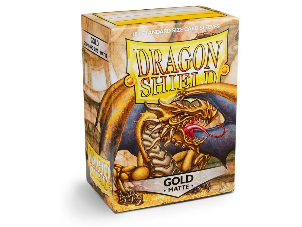 Dragon Shield Matte Sleeve - Gold ‘Gygex’ 100ct AT-11006