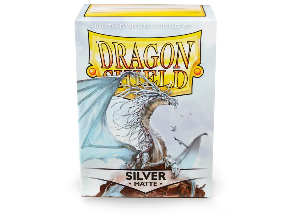 Dragon Shield Matte Sleeve - Silver ‘Caelum’ 100ct AT-11008