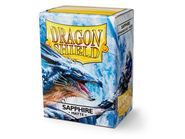 Dragon Shield Matte Sleeve - Sapphire ‘Roiin & Royenna’ 100ct AT-11028