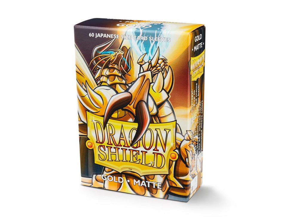 Dragon Shield Matte Sleeve - Gold ‘Pontifex’ 60ct Yu-Gi-Oh Size AT-11106