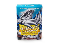 Dragon Shield Matte Sleeve - Silver ‘Stegazill’ 60ct Yu-Gi-Oh Size AT-11108