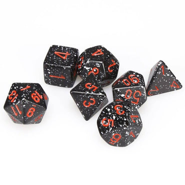 CHX 25308 Space 7 Count Speckled Polyhedral Dice Set
