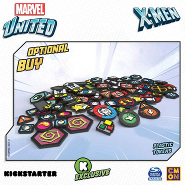 Marvel United: Plastic tokens