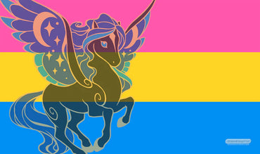 Playmat: Pansexual Unicorn Flag
