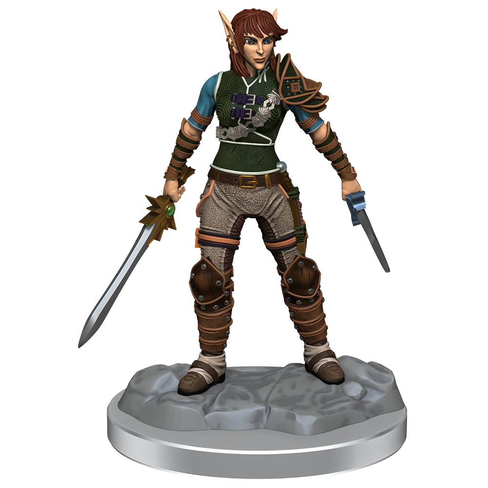 Wizkids Small: Elf Rogue & Half-Elf Rogue Protege 90582
