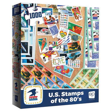 Puzzle: U.S. Stamps of the 80's (1000 Piece)