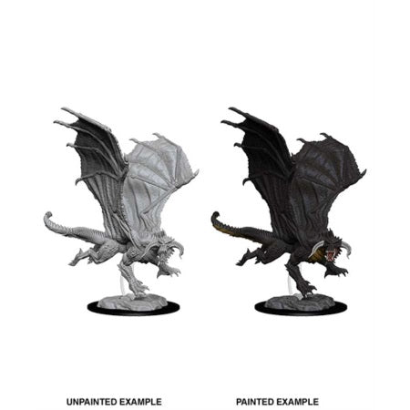 Large Wizkids - Dragon, Young Black 73682