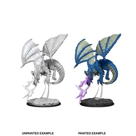 Large Wizkids - Dragon, Young Blue 73683