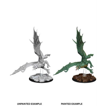 Large Wizkids - Dragon, Young Green 73684