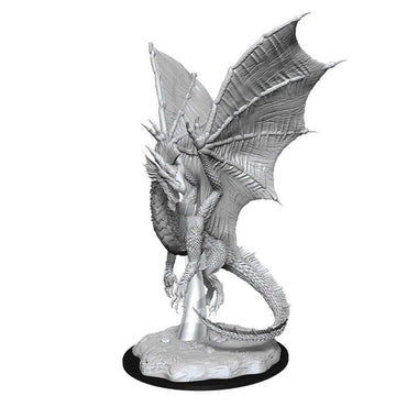 Large Wizkids - Dragon, Young Silver 90036
