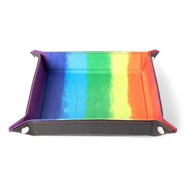 Dice Tray Square MD - Watercolor Rainbow