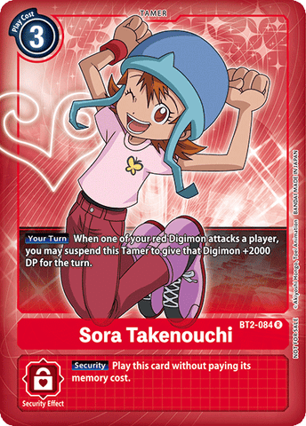 Sora Takenouchi [BT2-084] (Buy-A-Box Promo) [Release Special Booster Ver.1.0 Promos]