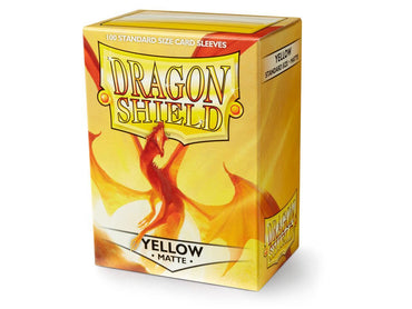 Dragon Shield Matte Sleeve - Yellow ‘Elichaphaz’ 100ct AT-11014