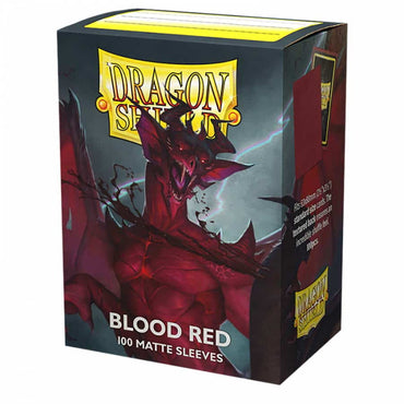 Dragon Shield Matte Sleeve - Blood Red 100ct AT-11050
