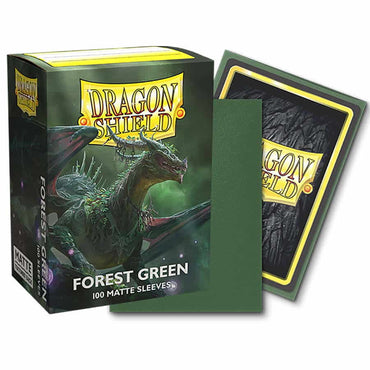 Dragon Shield Matte Sleeve - Forest Green 100ct AT-11056