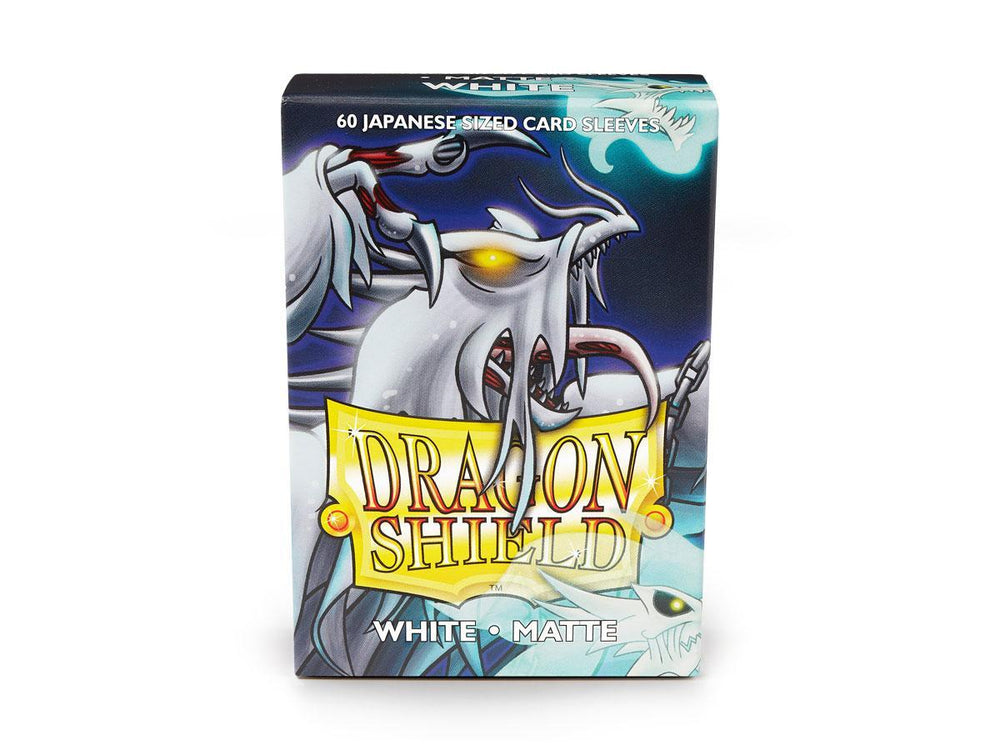 Dragon Shield Matte Sleeve - White ‘Yulinga’ 60ct Yu-Gi-Oh Size AT-11105