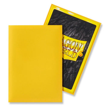 Dragon Shield Matte Sleeve - Yellow ‘SheSha’ 60ct Yu-Gi-Oh Size AT-11114