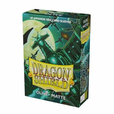 Dragon Shield Matte Sleeve - Olive "Bakudrane" 60ct Yu-Gi-Oh Size AT-11140