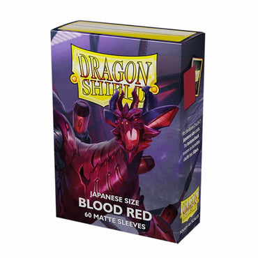 Dragon Shield Matte Sleeve - Blood Red 60ct Yu-Gi-Oh Size AT-11150