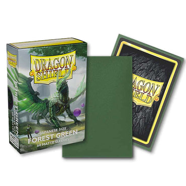 Dragon Shield Matte Sleeve - Forest Green 60ct Yu-Gi-Oh Size AT-11156