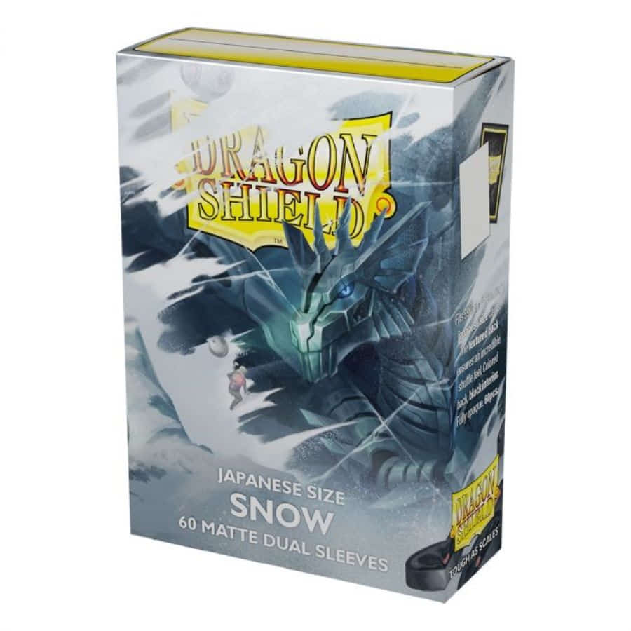 Dragon Shields: Dual Matte Snow 60ct Yu-Gi-Oh Size  AT-15105