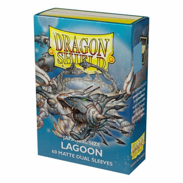 Dragon Shields: Dual Matte Lagoon 60ct Yu-Gi-Oh Size  AT-15148
