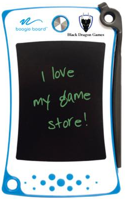 Small Boogie Board - Blue with Black Dragon Games Logo