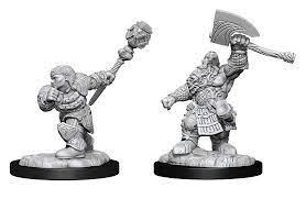 MTG Wizkids: Dwarf Fighter & Dwarf Cleric 90276
