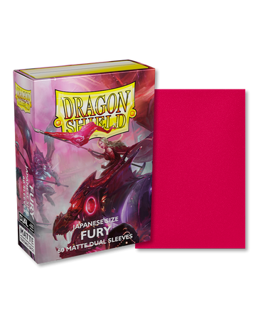 Dragon Shields: Dual Matte Fury 60ct Yu-Gi-Oh Size  AT-15155