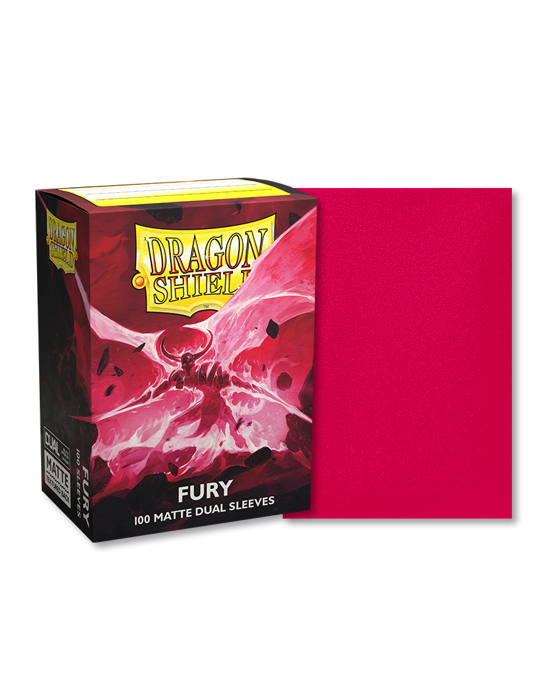 Dragon Shield Dual Matte Sleeve - Fury 100ct AT-15055