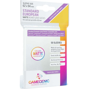 Gamegenic: 62x94mm - Matte Standard European