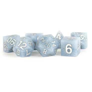 Glacial Debris 7 Count Polyhedral Silicon Dice Set