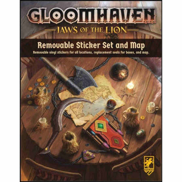 Gloomhaven: Jaws of the Lion Removable Sticker Set & Map CPH0502