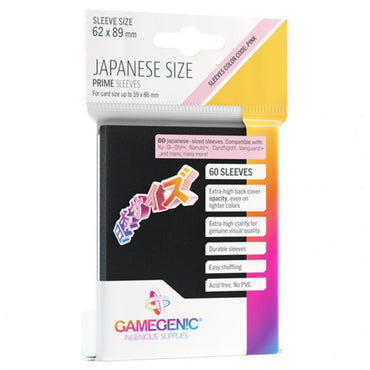Gamegenic: Japanese Prime Sleeves: Black